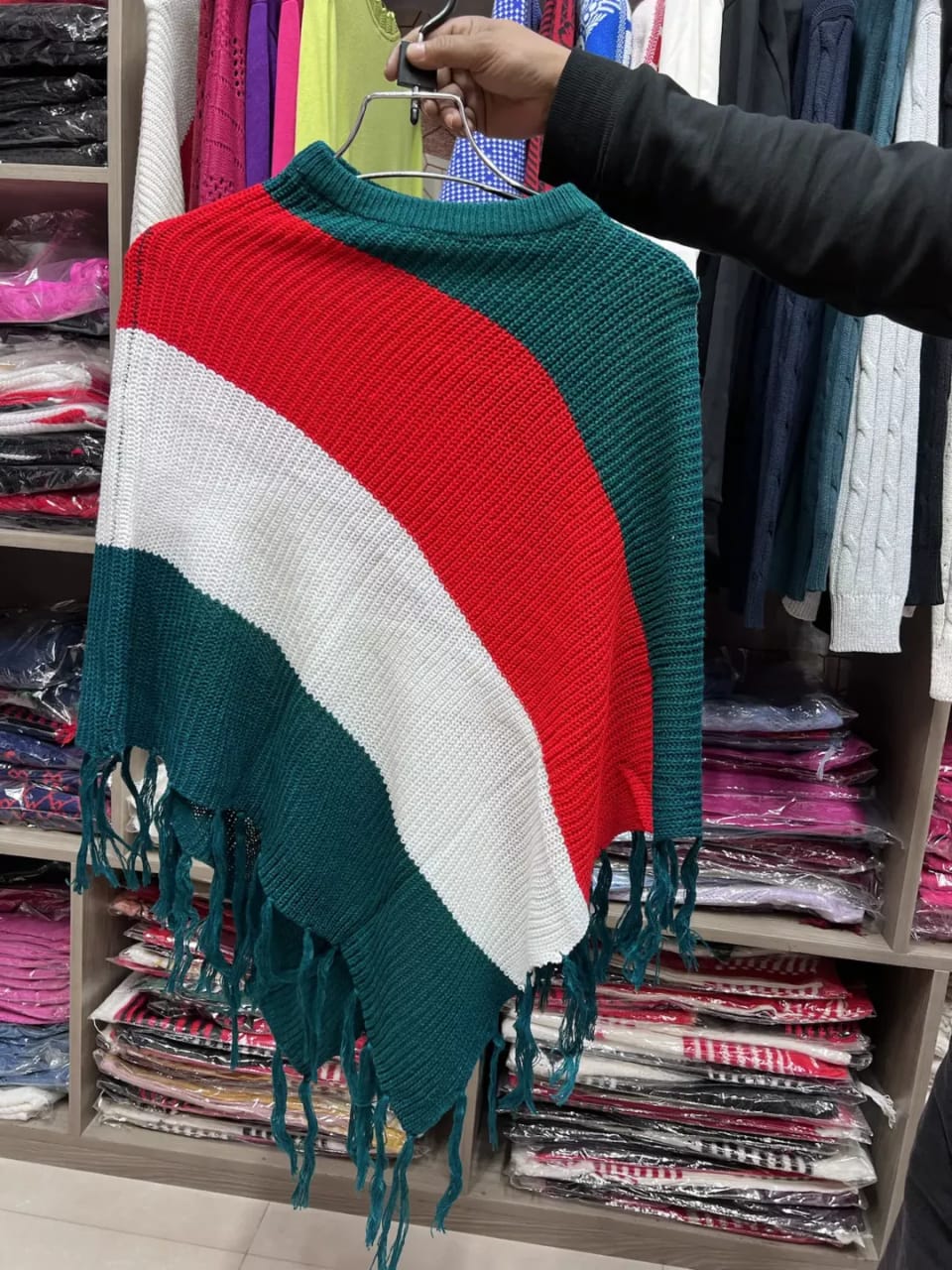 Ladies Winter Poncho      