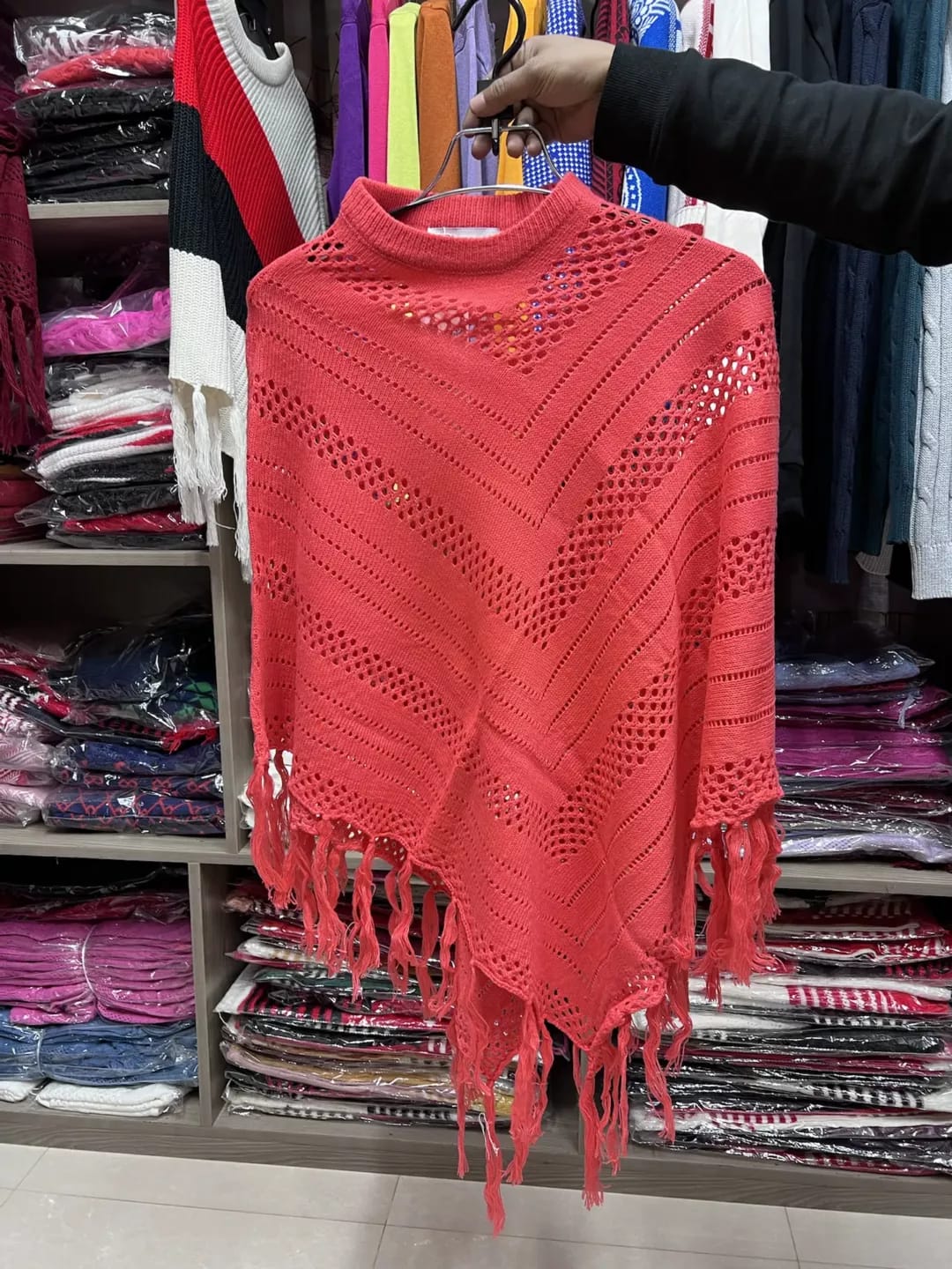 Ladies Winter Poncho