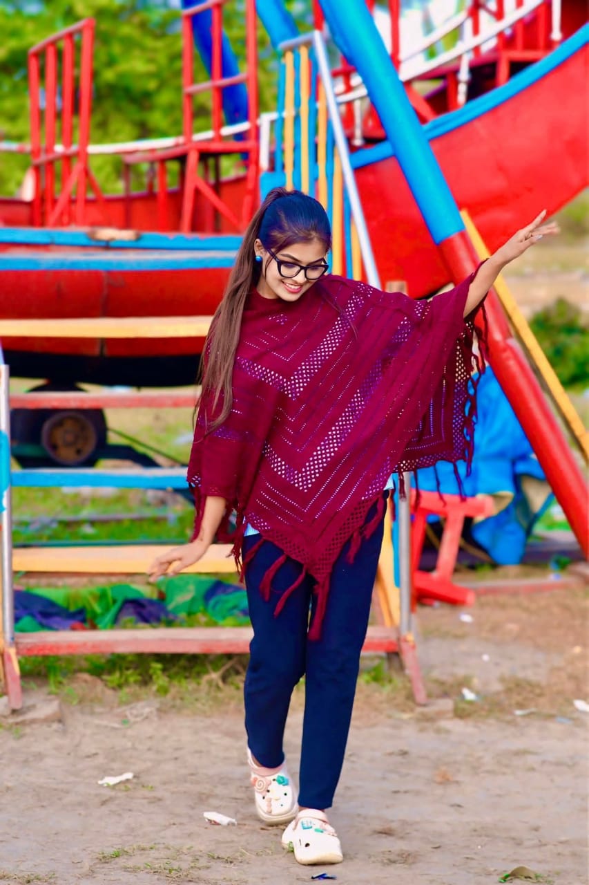 Ladies Winter Poncho      