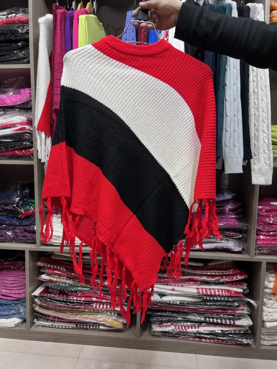 Ladies Winter Poncho — view 10