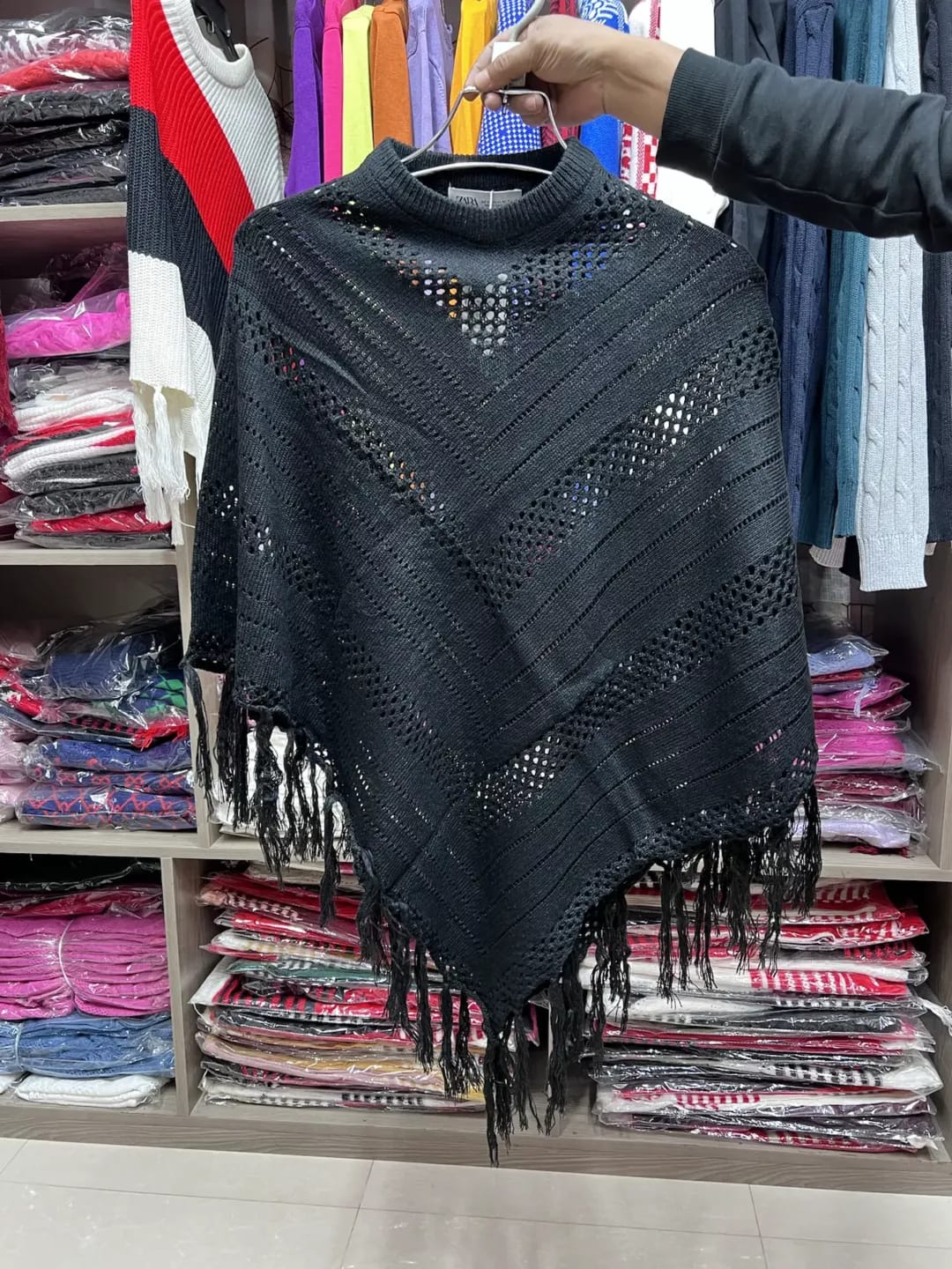 Ladies Winter Poncho — view 5