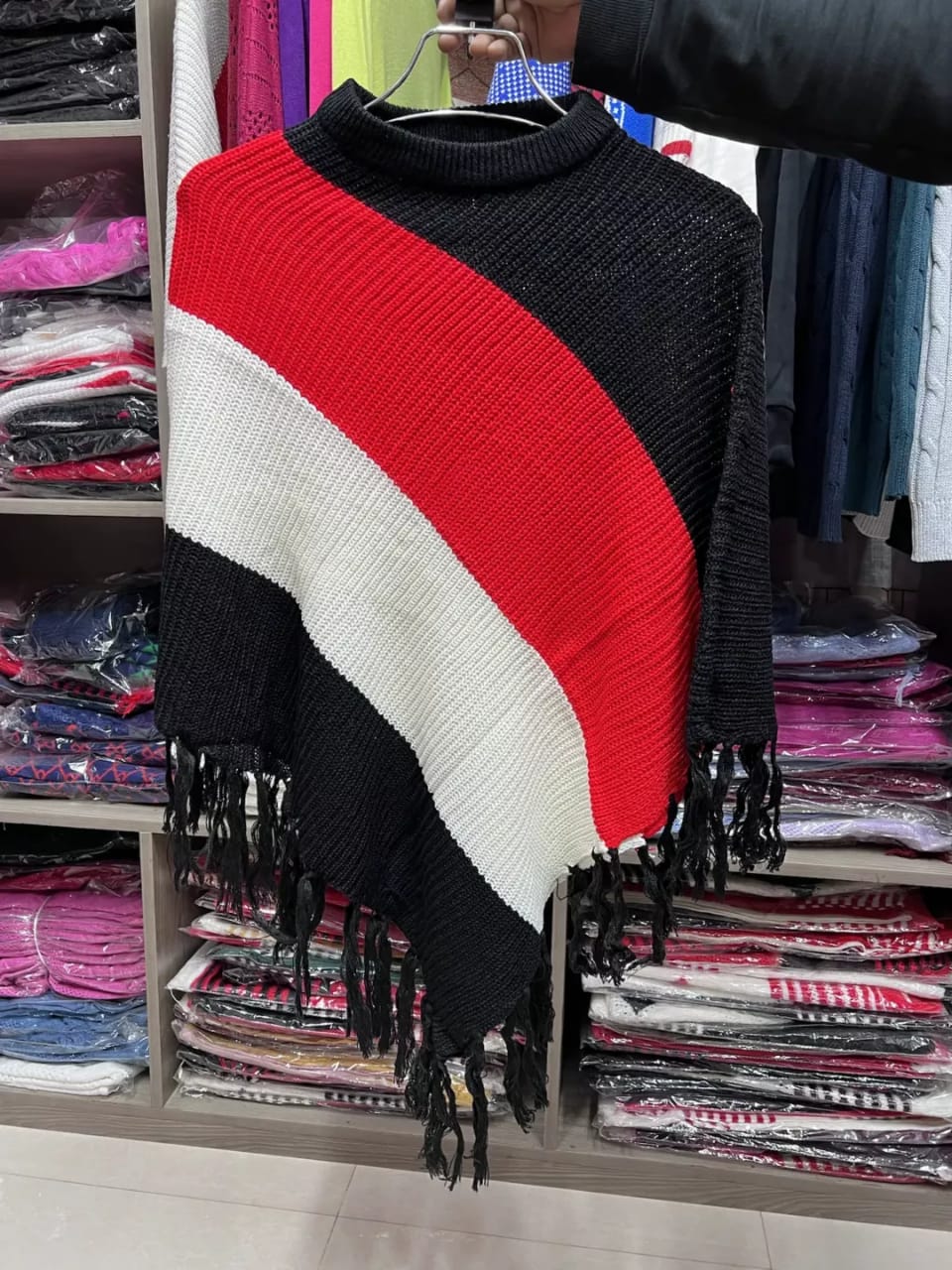 Ladies Winter Poncho — view 9